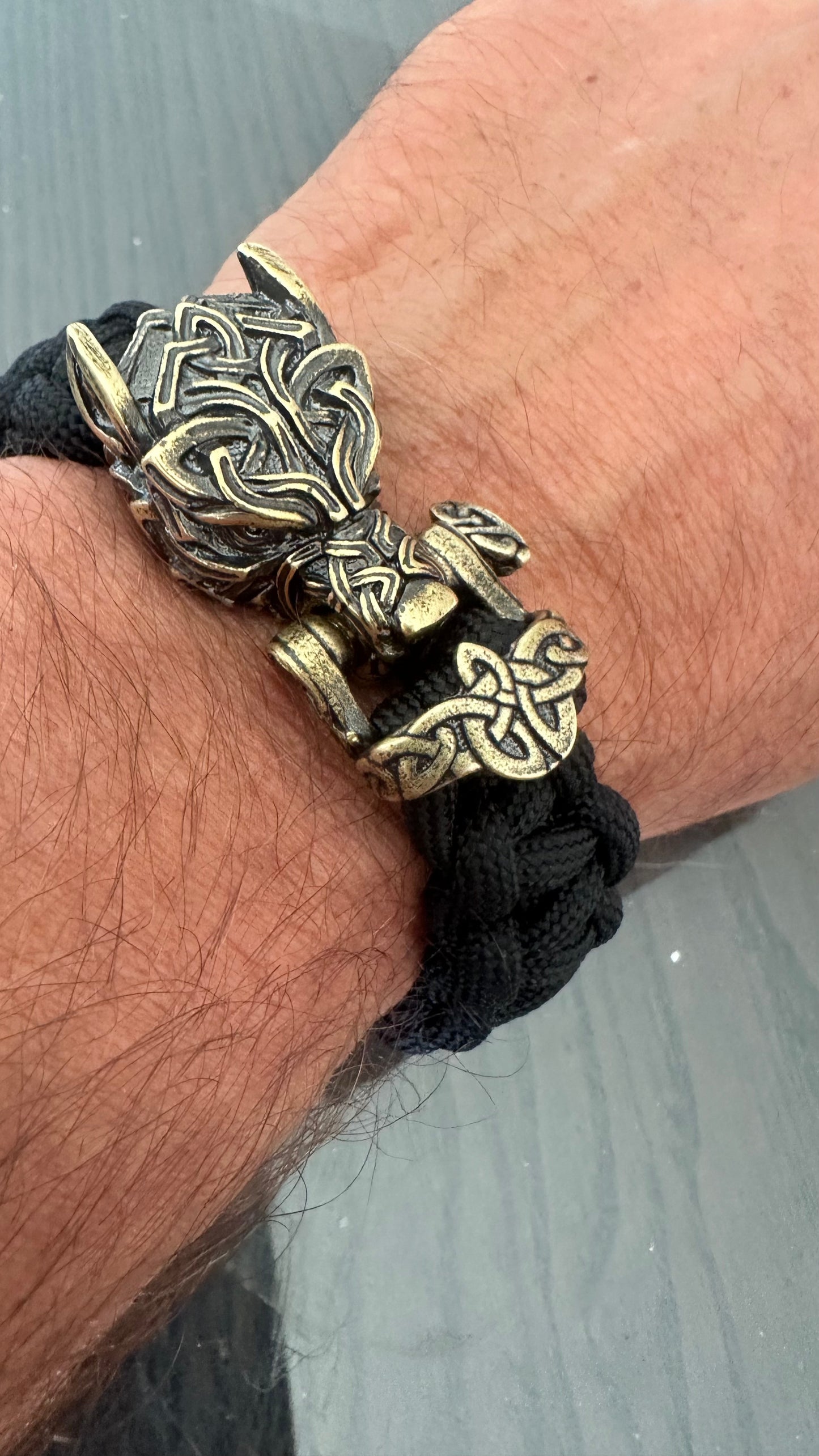 Bracelet COBRA à tête de loup